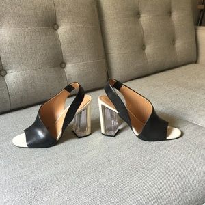 Calvin Klein lucite heels